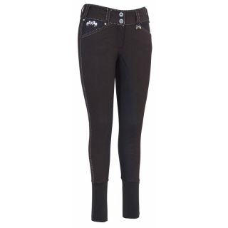 Equine Couture Ladies Blakely Full Seat Breeches Charcoal   110410 26/30, 30