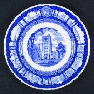 Wedgwood Cornell University Blue (Scalloped) Dinner Plate, Fine China Dinnerware