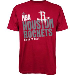 Houston Rockets adidas NBA Stacked Extreme T Shirt