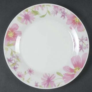Gibson Designs Floral Fantasia Salad/Dessert Plate, Fine China Dinnerware   Juli