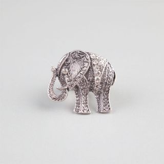 Filigree Elephant Ring Silver One Size For Women 238677140