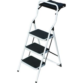 LITE Step Stool with Folding Tray   36in.H, 225 Lb. Capacity, Model# LP 00804