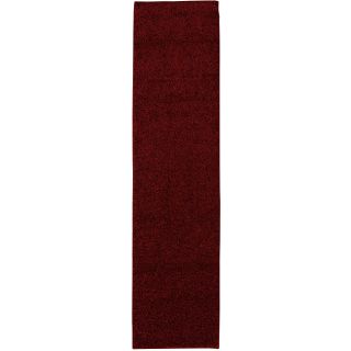 Mohawk Home Solid Shag Brick Red Rug (2 X 8)