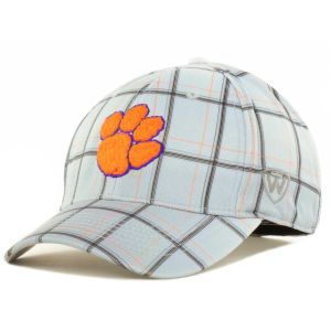 Clemson Tigers Top of the World NCAA Fuse Plaid One Fit Cap
