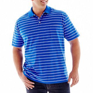 The Foundry Supply Co. Jersey Pocket Polo Shirt Big & Tall, Blue, Mens