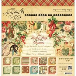 12 Days Of Christmas Double sided Paper Pad 12 X12  24 Sheets 12 Designs/2 Each