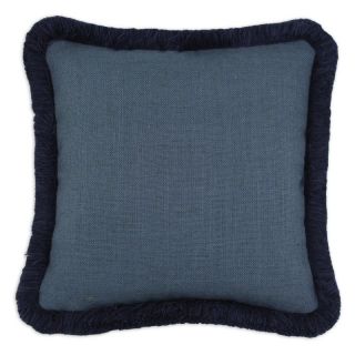 Chooty & Co Burlap Fringed Trimmed Fiber Pillow Multicolor   PS17B3075
