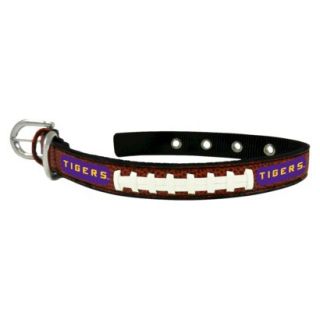 LSU Tigers Classic Leather Small Football Collar