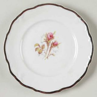 Winterling   Bavaria Elegance Bread & Butter Plate, Fine China Dinnerware   Pink