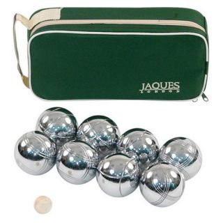 Jaques Polished Alloy 8 Boule Bocce Ball Set   Petanque Multicolor   24180
