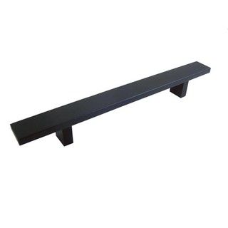 Contemporary 10 inch Rectangular Matte Black Cabinet Bar Pull Handle (pack Of 25)