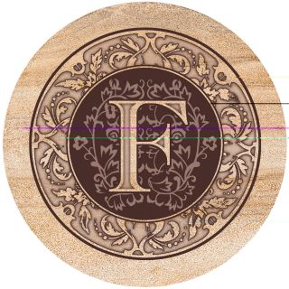 Thirtystone Monogram Coaster Sets