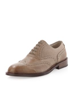 Classified Lace Up Wingtip, Taupe