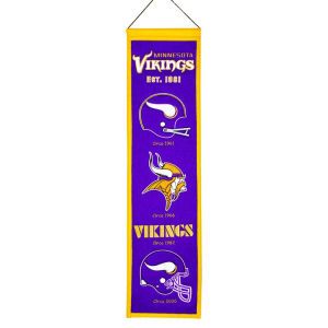 Minnesota Vikings Heritage Banner