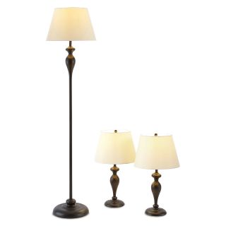 JCP Home Collection  Home Set of 3 Floor and Table Lamps, Oil Rubbed