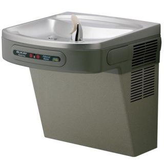 Elkay LZODL Drinking Fountain, 8 GPH ADA Compliant Compliant Hands Free Filtered w/o Refrigeration Light Gray Granite