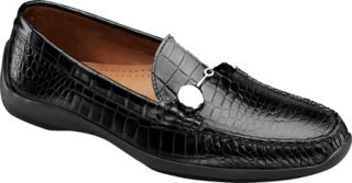 Mens Allen Edmonds Grand Cayman   Black Croc Print Shoes