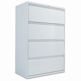 Alera 36 Four Drawer Lateral File Cabinet ALELA543654 Finish Light Gray