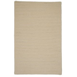 Solid Rectangle Rug Cream (8x10)