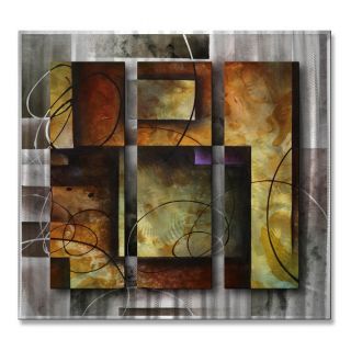 Michael Lang Solidarity Metal Wall Art (LargeSubject ContemporaryMedium MetalOuter dimensions 29 inches high x 31.5 inches wide x 2 inches deep )