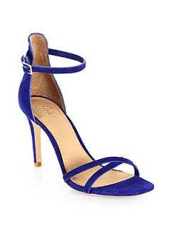 Joie Jade Suede Sandals   Cobalt