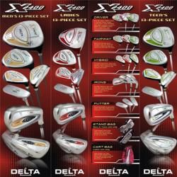 Delta Golf Womens X 2400 Complete Bag And Clubs Set