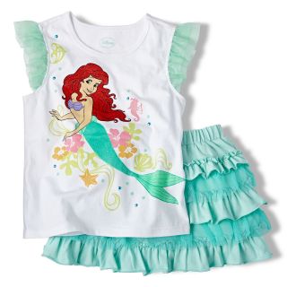Disney Ariel Skirt Set   Girls 2 10, Blue, Girls