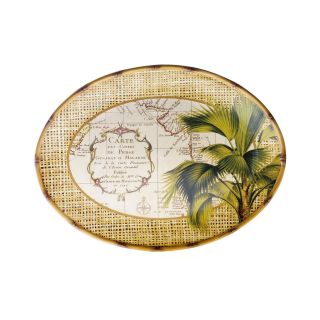 Las Palmas Earthenware Oval Platter