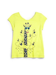 Little Marc Jacobs Toddlers & Little Girls Head Above The Clouds Tee   Yellow