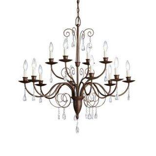 Kichler 1633TZ Classic (Formal Traditional) 12 Light Fixture Tannery Bronze