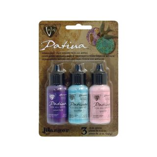 Vintage Patina Victorian Gable Ink Kit (Amethyst/Marine/Quartz)