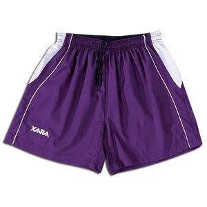 Xara Womens International Soccer Shorts (Pu/Wh)