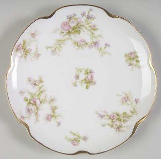 Haviland Schleiger 53 Coupe Salad Plate, Fine China Dinnerware   H&Co,Blank 19,P