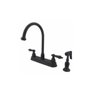 Elements of Design EB3755ALBS Chicago Centerset Kitchen Faucet With Spray