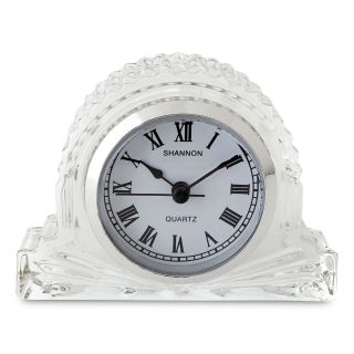 Godinger Crystal Mantel Clock, Clear
