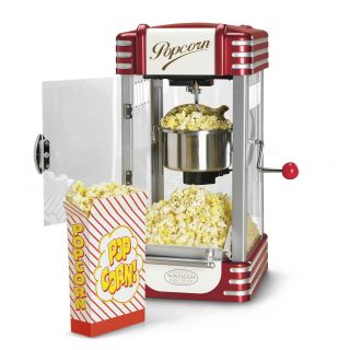 Nostalgia Electrics Countertop Kettle Popcorn Machine
