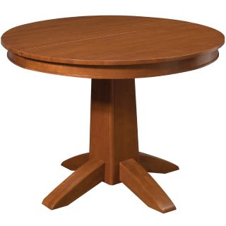 Maxwell Round Dining Table, Cottage Oak
