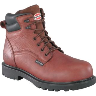 Iron Age Waterproof Composite Toe Hauler Boot   Brown, Size 8 Wide, Model IAO160