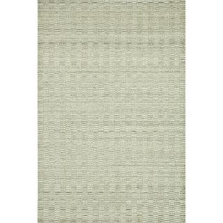 Hand knotted Franklin Oatmeal Wool Rug (36 X 56)