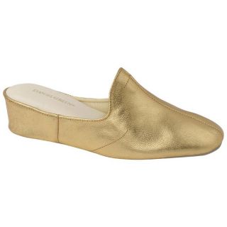 Glamour Womens Scuff Slippers by Daniel Green   Gold   40102 710 W 10, 10
