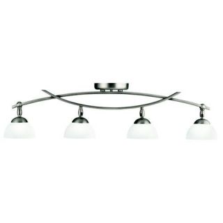 Kichler 42164AP Rail Lighting, Soft Contemporary/Casual Lifestyle Fixed 4Light Halogen Antique Pewter