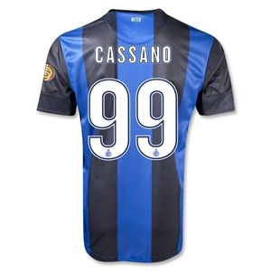 Nike Inter Milan 12/13 CASSANO Home Soccer Jersey