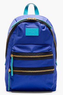 Marc By Marc Jacobs Blue And Teal Domo Arigato Packrat Backpack