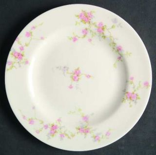 Haviland Pink Spray Bread & Butter Plate, Fine China Dinnerware   Ny, Pink Roses