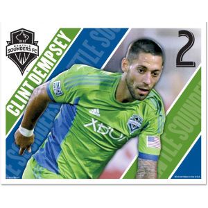 Seattle Sounders FC Clint Dempsey Wincraft 5x6 Ultra Decal