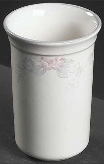 Pfaltzgraff Wyndham Utensil Holder, Fine China Dinnerware   Pink&Gray Floral, Gr