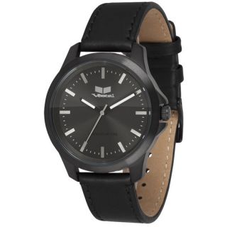 Heirloom Leather Watch Black One Size For Men 245109100