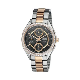 Drive from Citizen Eco Drive Womens Two Tone Round Watch FD1066 59H