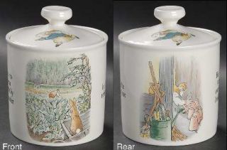 Wedgwood Peter Rabbit Candy Jar with Lid, Fine China Dinnerware   Beatrix Potter