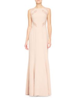 Womens Lace Cutout Sleeveless Gown   Elie Saab